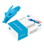 Перчатки нитрил смотровые нестерильные текстурные б/пудры Golden Touch (XL Голубой)