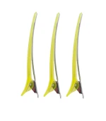 Зажимы для волос Salon (Желтые 3 шт.)
