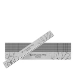 Пилка прямая минеральная для ногтей STALEKS (EXPERT 20, 25 шт. 100/180 grit)