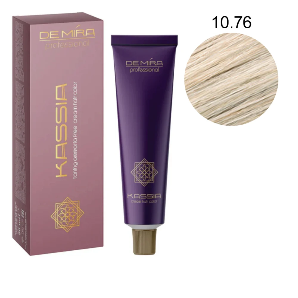Крем-краска для волос без аммиака Ammonia Free DEMIRA (10-76)