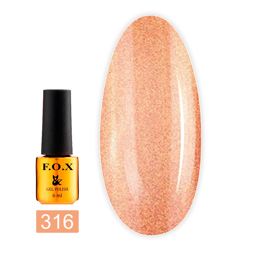 Гель лак FOX gold Pigment 6 мл (316)