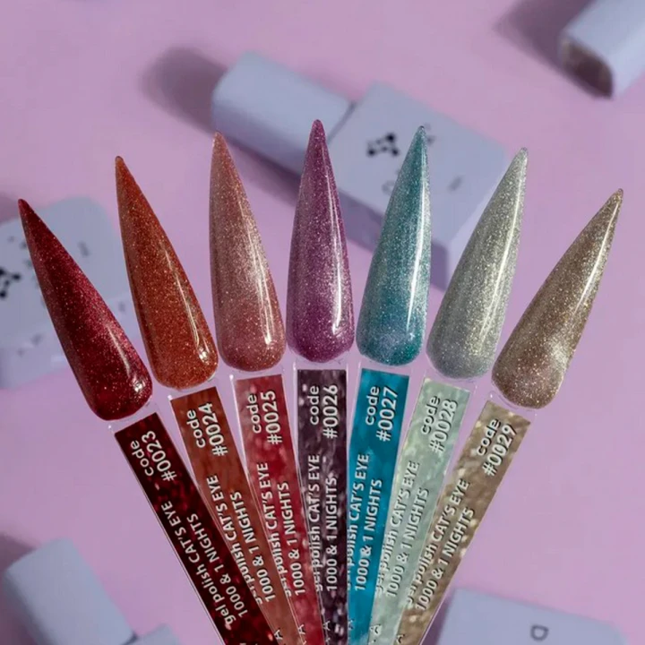 Гель-лак светоотражающий кошачий глаз DNKa 12 мл (1001 nights 024 HFTF)