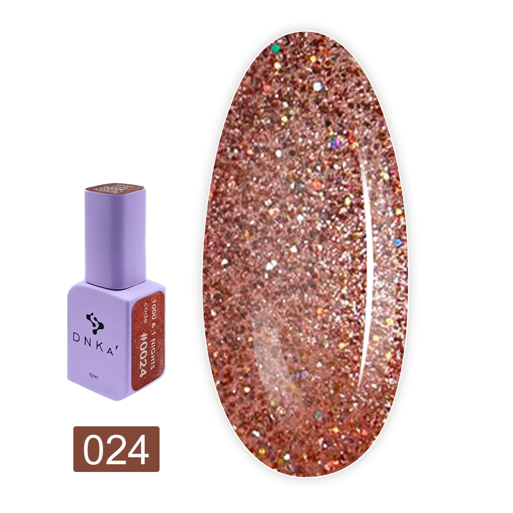 Гель-лак светоотражающий кошачий глаз DNKa 12 мл (1001 nights 024 HFTF)