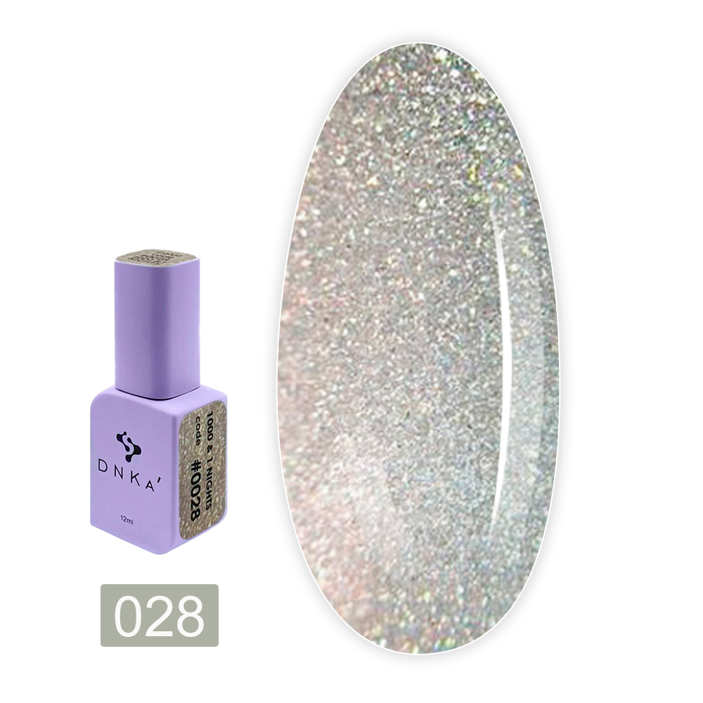 Гель-лак світловідбиваюче котяче око DNKa 12 мл (1001 nights 028 HFTF)