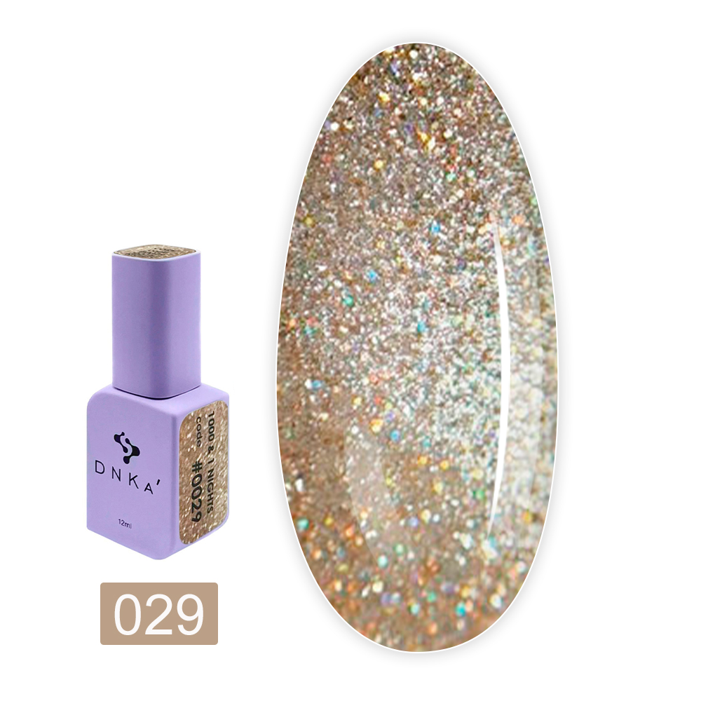 Гель-лак светоотражающий кошачий глаз DNKa 12 мл (1001 nights 029 HFTF)