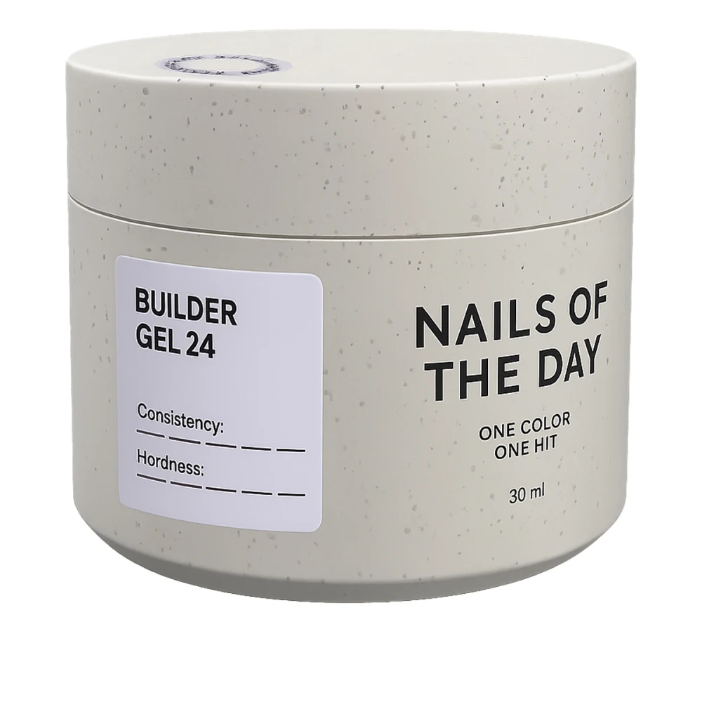 Гель Builder gel NailSofTheDay (024 молочный с розовой вуалью 30 мл)