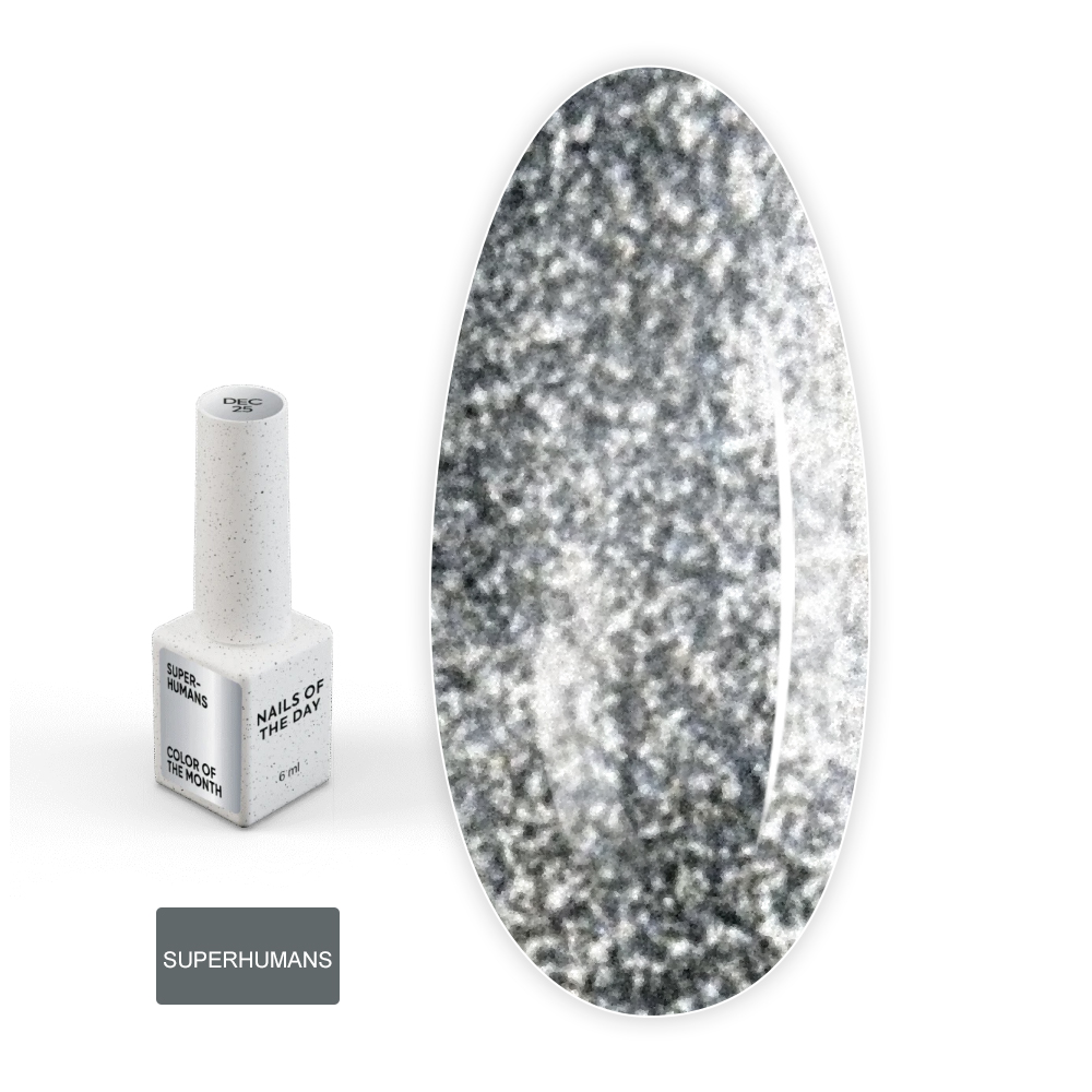 Гель-лак Color of the month NailSofTheDay (December 2025 SUPERHUMANS 6 мл)