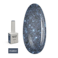 Гель-лак NAILSOFTHENIGHT gel polish, 10 мл (311 Aviation—сине-серый)