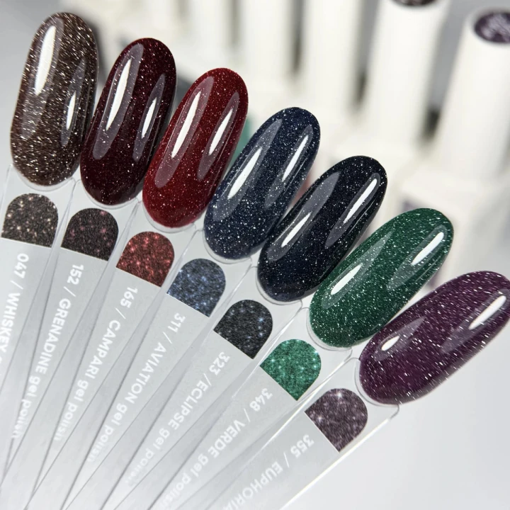 Гель-лак NAILSOFTHENIGHT gel polish, 10 мл (152 Grenadine—бордовий (гранатовий))