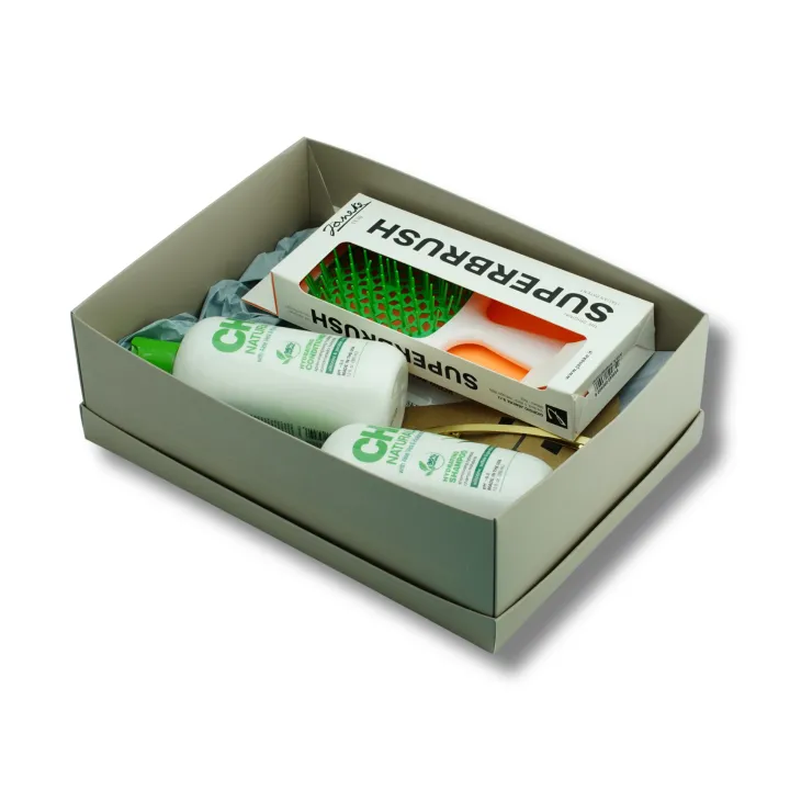 Набор подарочный French Hair Set (№2 (шампунь, кондиционер, аксессуар, щетка, маска для лица))