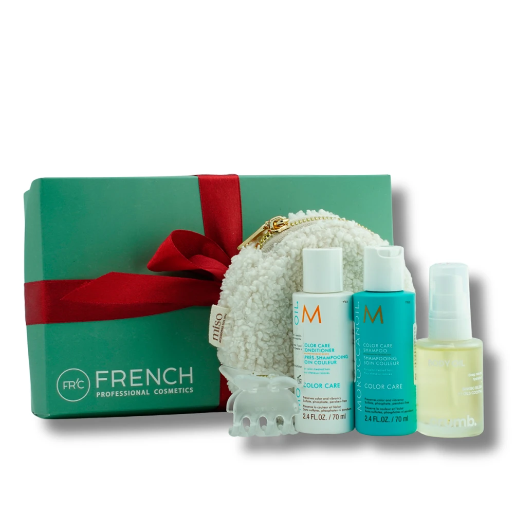 Набор подарочный French Hair Set (№3 (шампунь, кондиционер, аксессуар, масло для тела))