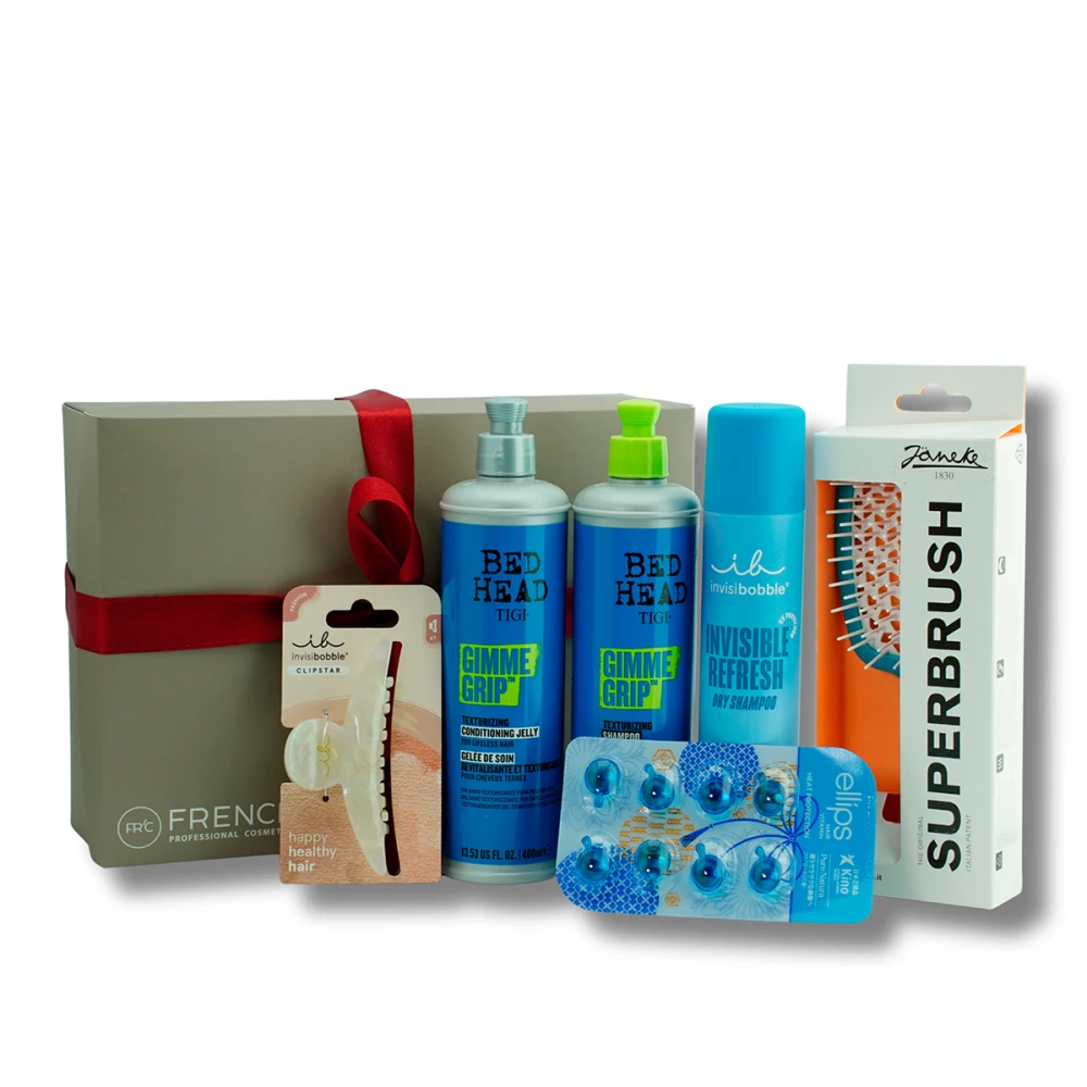 Набор подарочный French Hair Set (№4 (шампунь, кондиционер, аксессуар, щетка, дополнительный уход для волос))