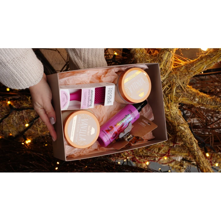 Набор подарочный French Hair Set (№6 (Уход за телом и волосами, щетка, аксессуар))