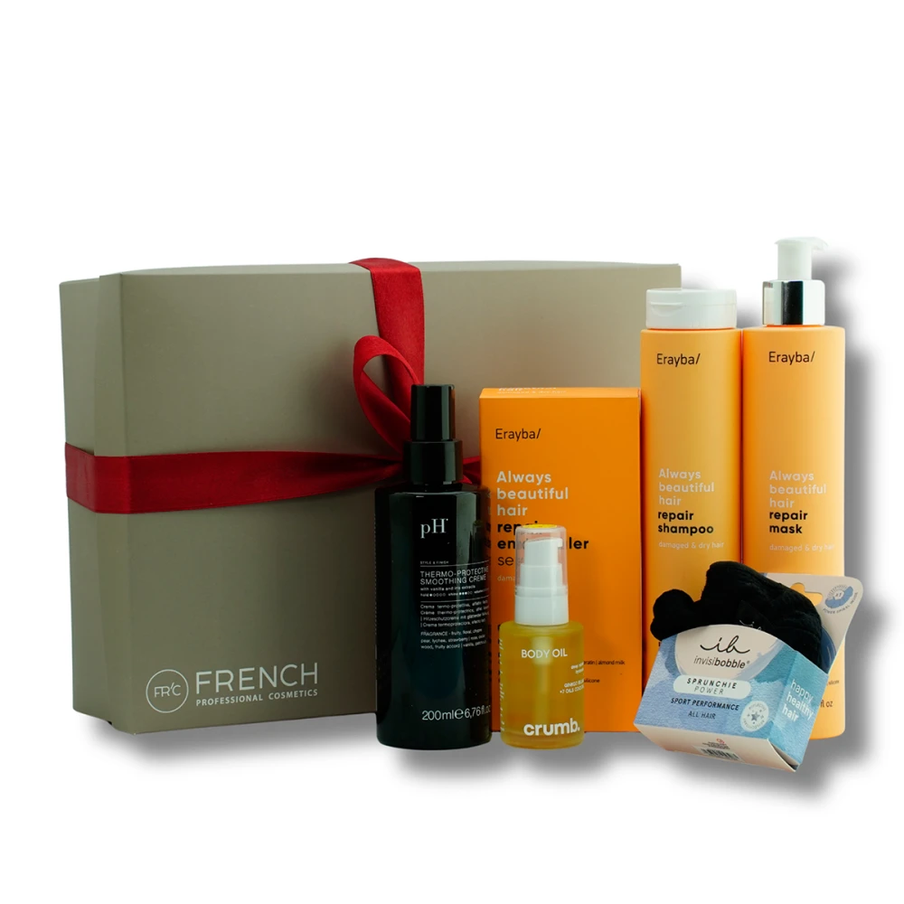 Набір подарунковий French Hair Set  (№8 (догляд за волоссям та тілом, аксесуар))