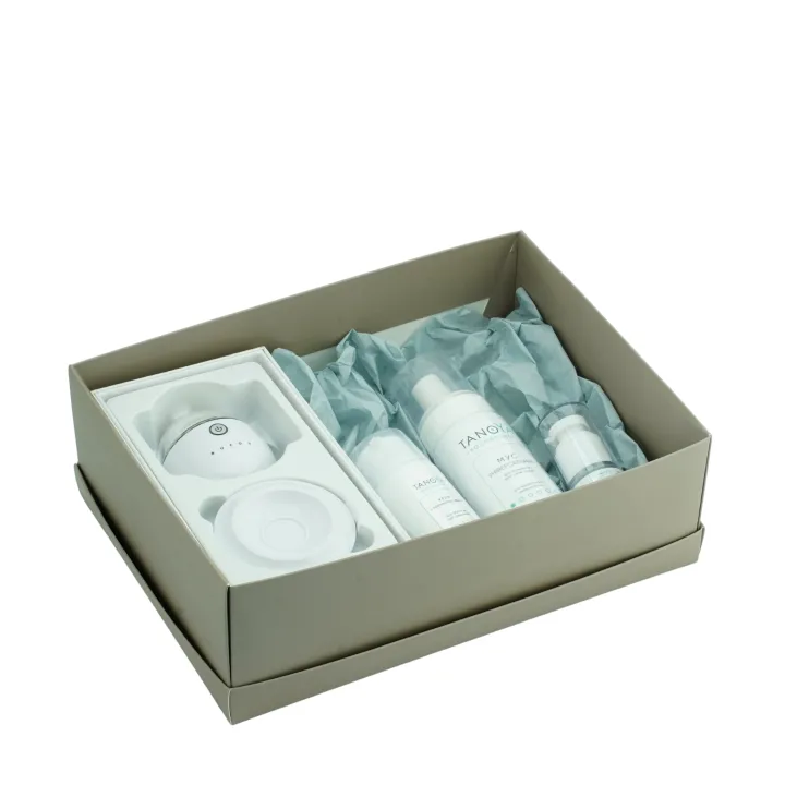 Набор подарочный French Face Set (№3 (щетка для лица, мусс, флюид, крем))