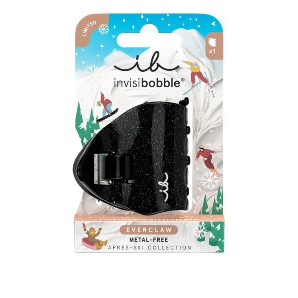 Заколка для волос Invisibobble EVERCLAW (Apres Ski Bonfire Night Черная)