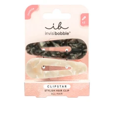 Заколка для волос Invisibobble CLIPSTAR (Cliphue черный/молочный)