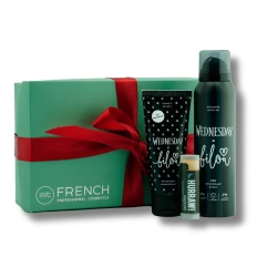 Набір подарунковий French Body Set (№01 (бальзам для губ, крем для рук, дезодорант))