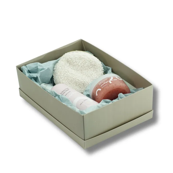 Набір подарунковий French Body Set (№05 (гель для душу, скраб для тіла, косметичка))