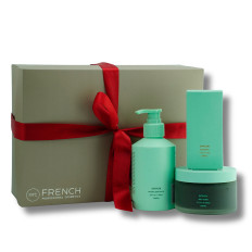 Набор подарочный French Body Set (№8 (гель для душа, дезодорант, скраб для тела))