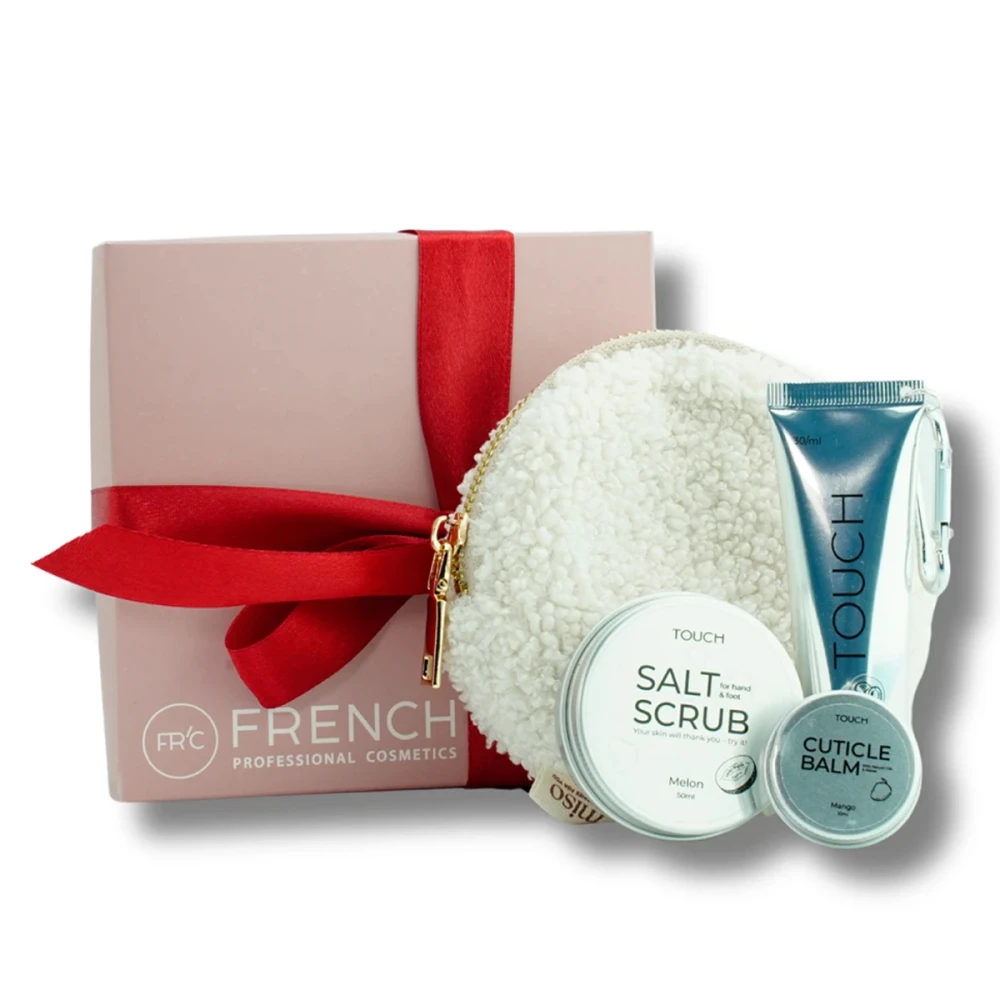 Набор подарочный French Body Set (№13 (скраб, крем, бальзам и косметичка))