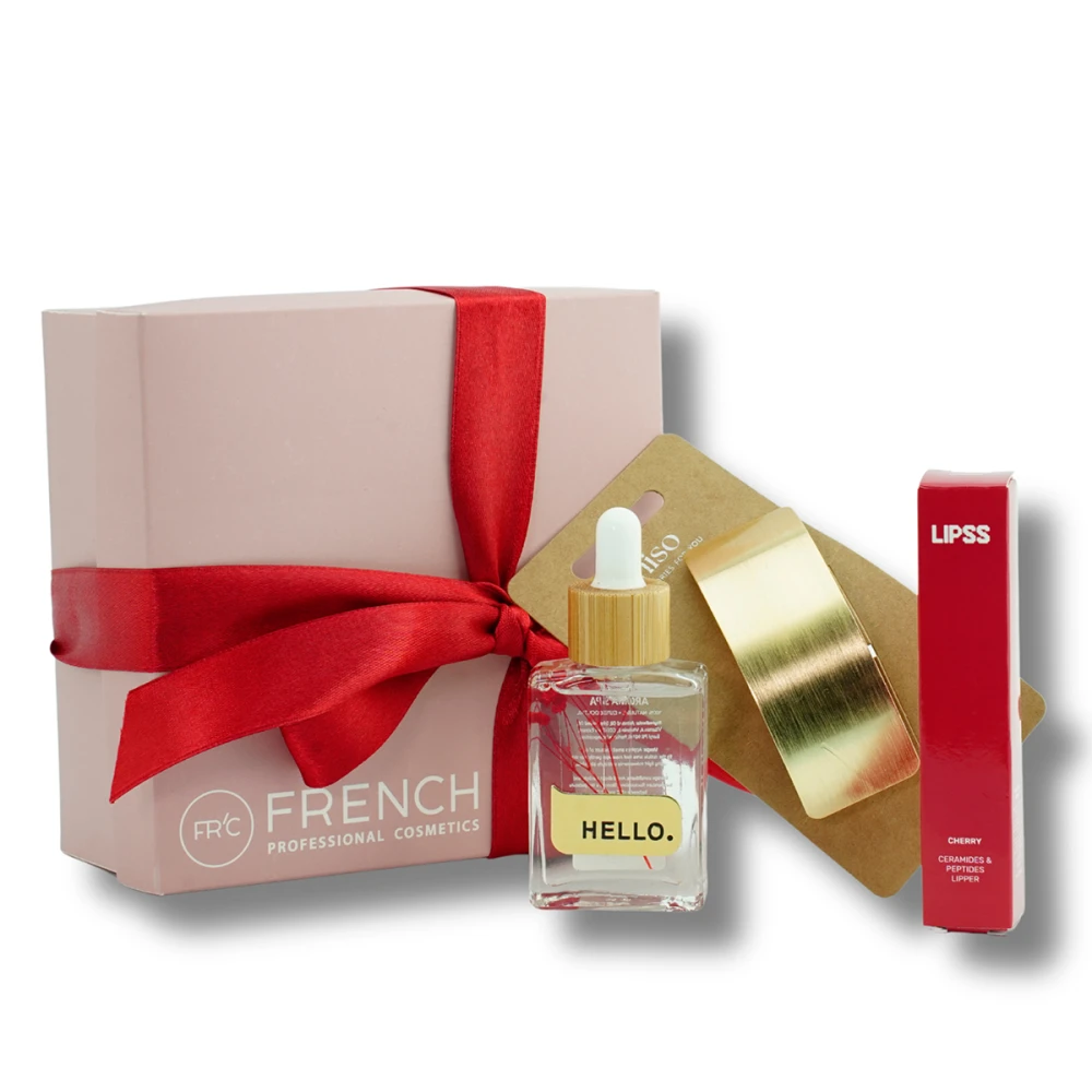 Набор подарочный French Body Set (№16 (масло, тинт, заколка))