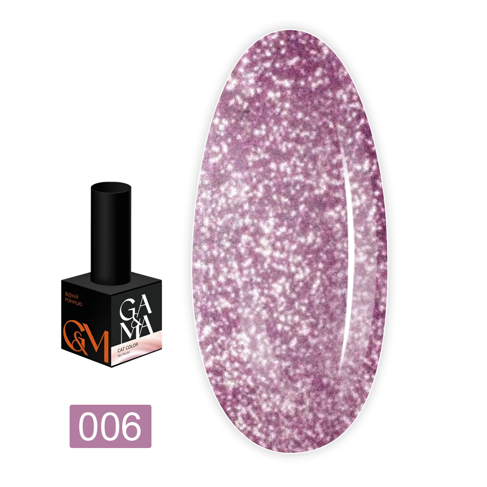 Гель-лак котяче око для нігтів GA&MA (Cat color 006)