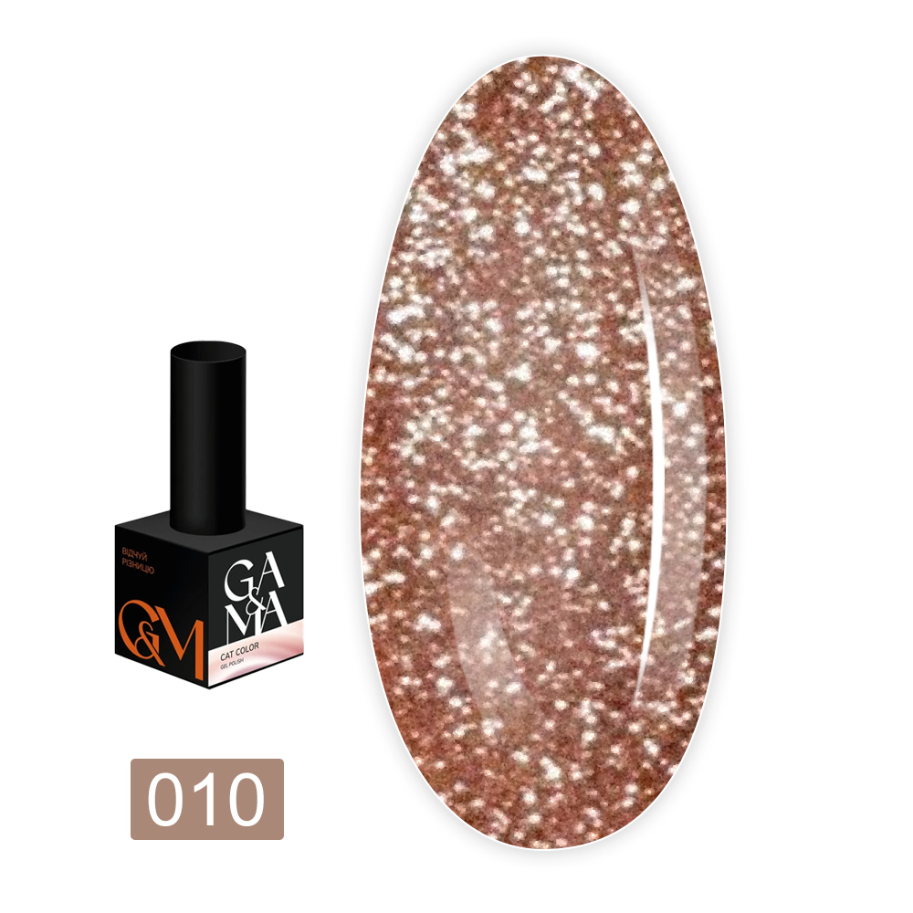 Гель-лак котяче око для нігтів GA&MA (Cat color 010)