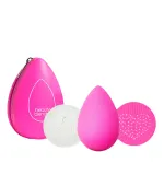 Набор спонжей для лица Beautyblender (Besties Iconic Blend&Cleanse Starter Set Розовый 4в1)