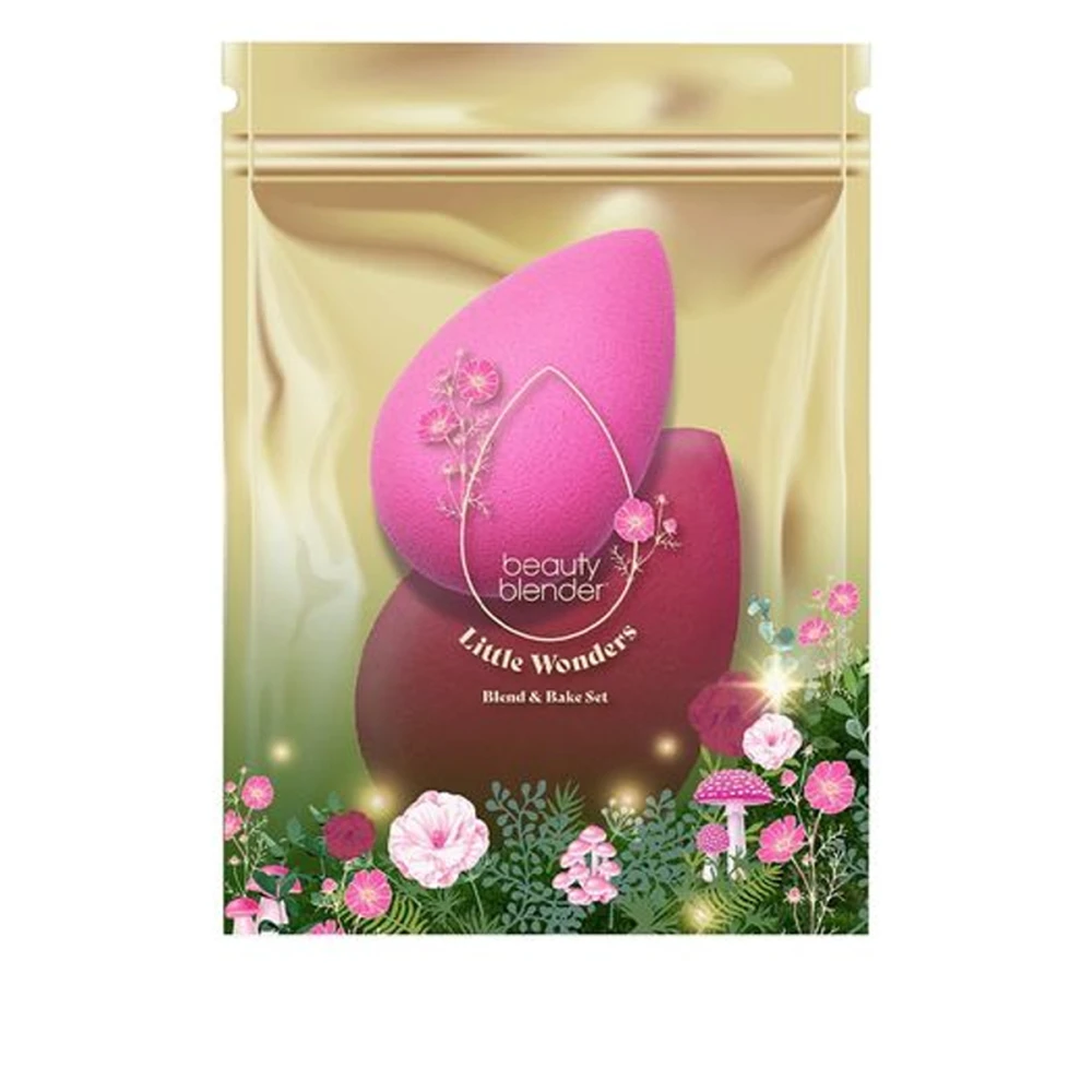 Набір спонжів для обличчя Beautyblender (Little Wonders бордовий/рожевий)