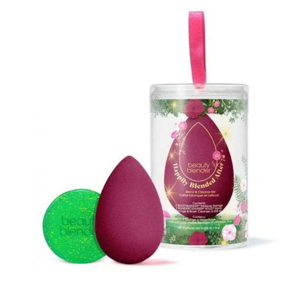 Набор спонжей Beautyblender (Happily Blended After бордовый/зеленый)