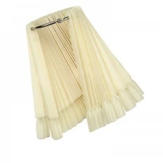 Палитра French для лаков веерная по 1 ноготку длинная (50 шт) (Матовая)