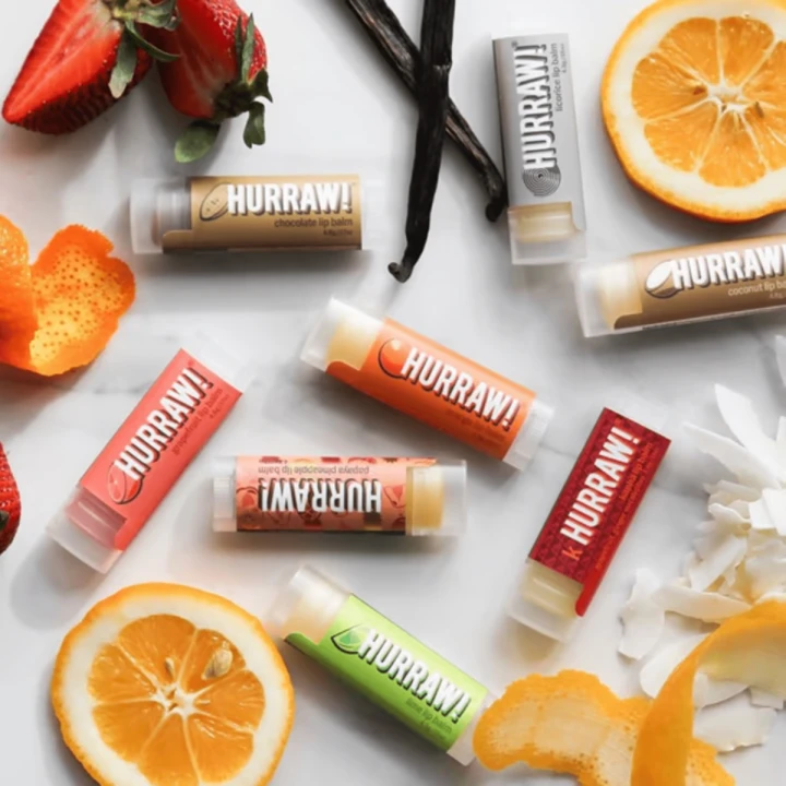 Бальзам для губ Hurraw! 4,8 г (Banana)