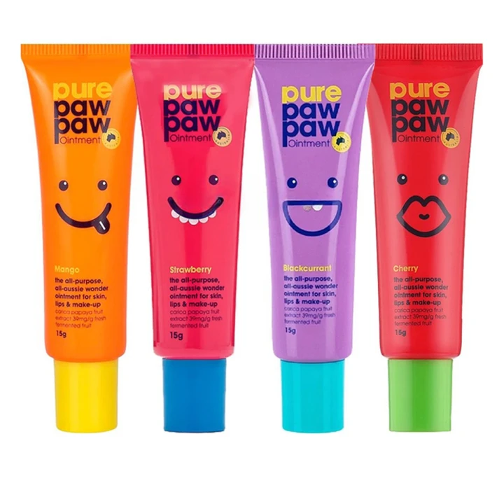 Набор восстанавливающих бальзамов для губ Beauty Brands (Pure Paw Paw Four Pack)