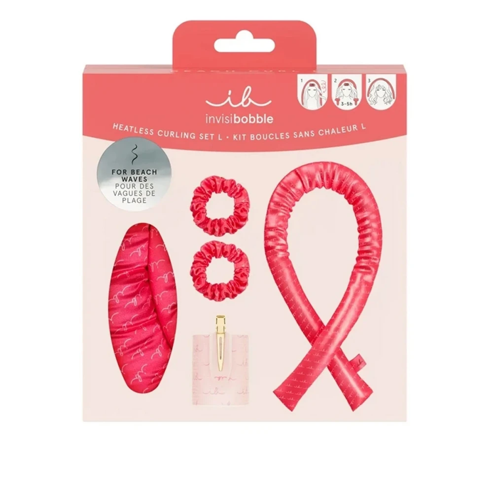 Набір подарунковий Invisibobble Set (Beach Curl 2 резинки SPRUNCHIE,1 бігуді,1 стрічка L)