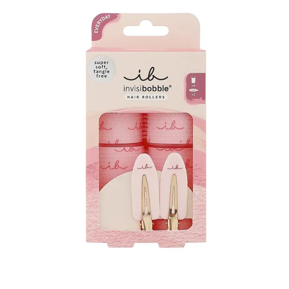 Набір для створення об’єму Invisibobble (SET Volumize Me 4 бігуді,2 заколки)