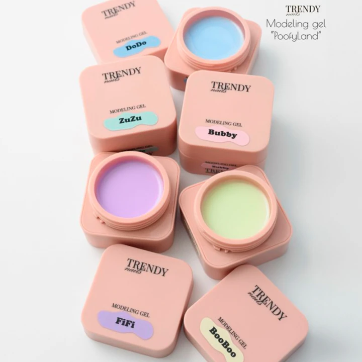 Гель для нарощування нігтів TrendyNails HFTF  15 мл (PoofyLand DoDo)