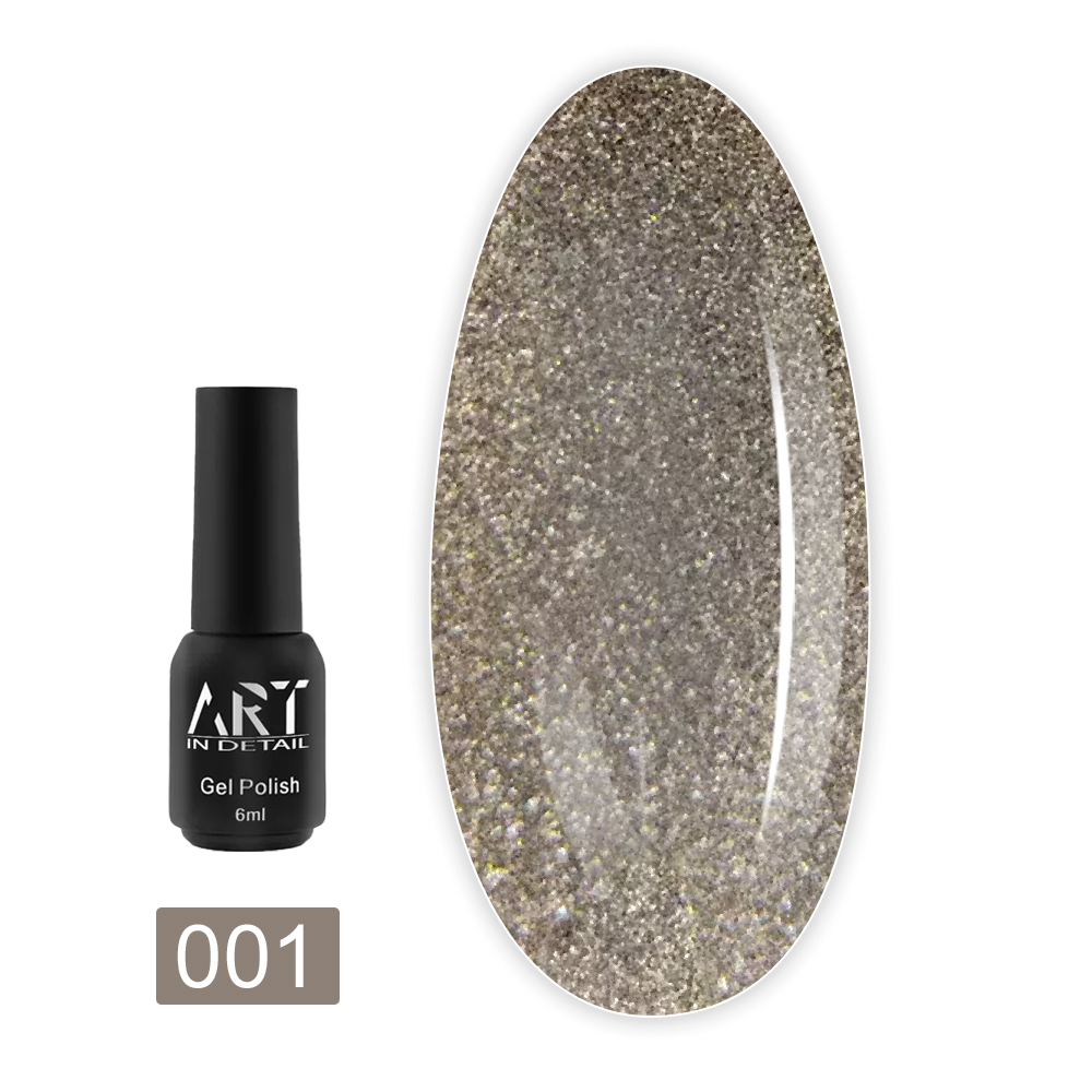 Гель-лак кошачий глаз ART In Detail 6 мл (001 Moonlight Cat Eye)