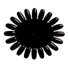 Дисплей ромашка (Черная) 10 шт