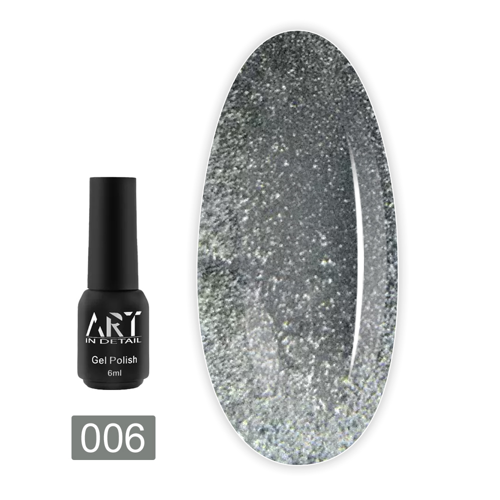 Гель-лак кошачий глаз ART In Detail 6 мл (006 Moonlight Cat Eye)