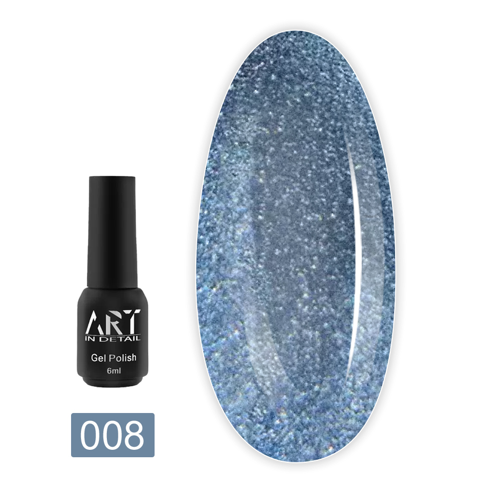 Гель-лак кошачий глаз ART In Detail 6 мл (008 Moonlight Cat Eye)