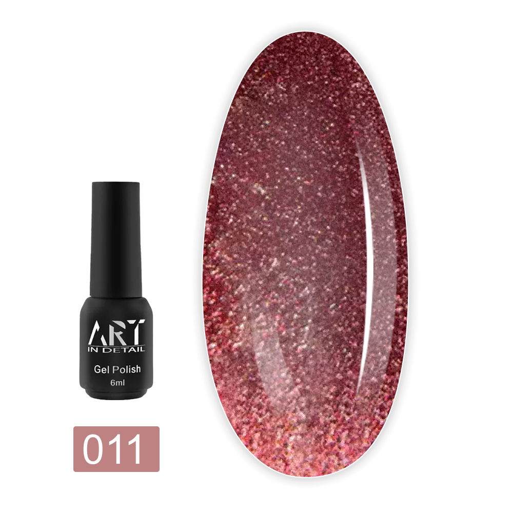 Гель-лак кошачий глаз ART In Detail 6 мл (011 Moonlight Cat Eye)
