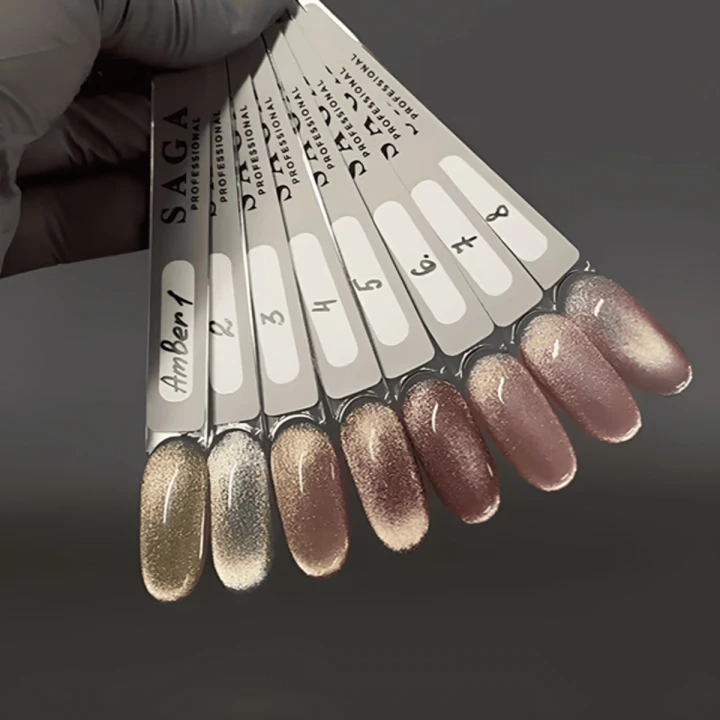 Гель-лак кошачий глаз Saga 10 мл (03 Amber Cat)