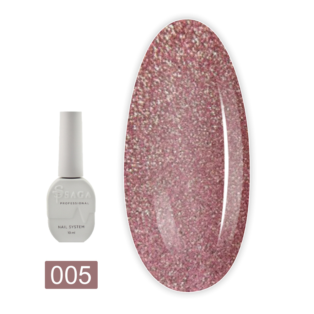 Гель-лак кошачий глаз Saga 10 мл (05 Amber Cat)