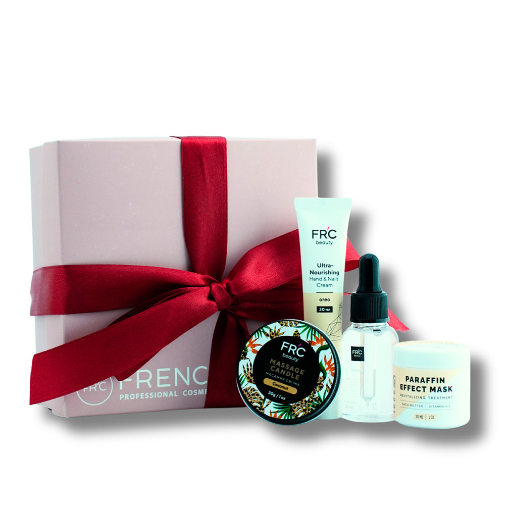 Набор подарочный French Body Set (№17 (крем, маска для рук, масло, свеча массажная))