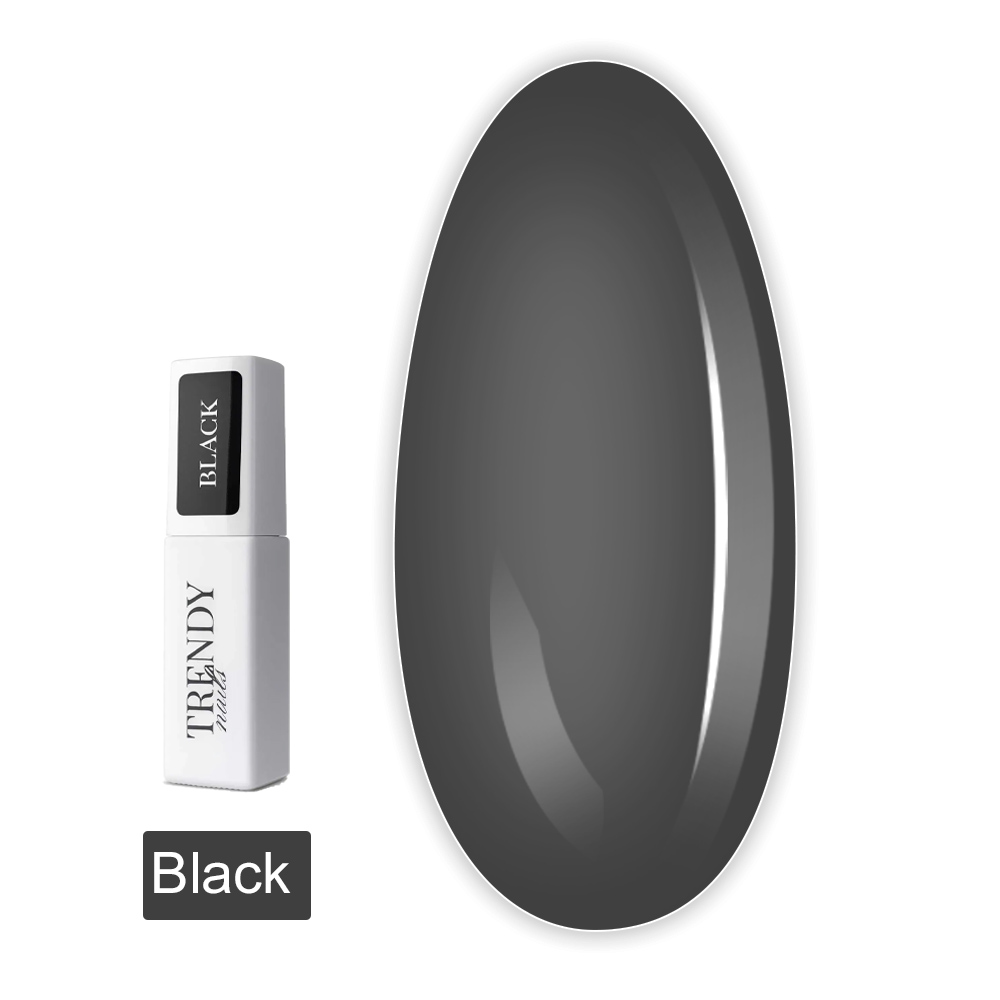 Гель-лак для ногтей TrendyNails (Black 8 мл)