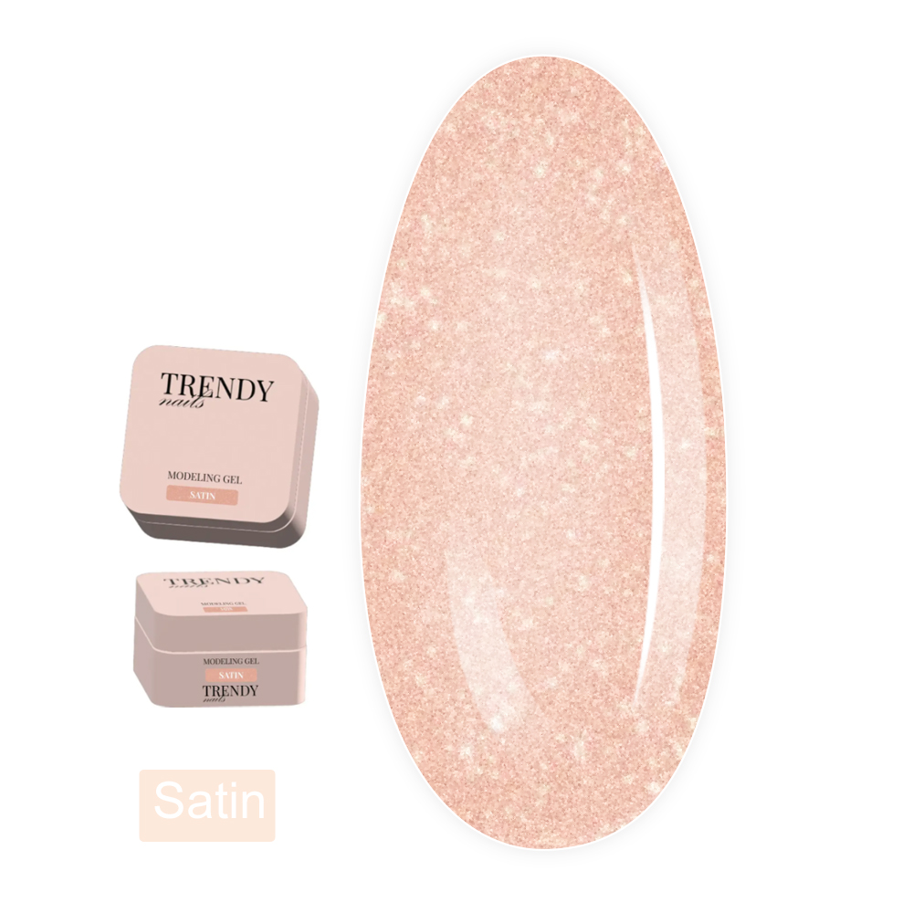 Гель для наращивания ногтей TrendyNails HFTF 15 мл (Balletti collection Satin)