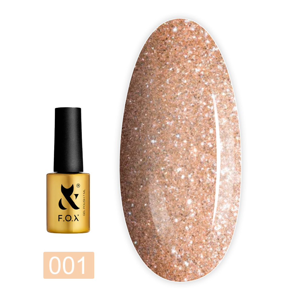 Гель-лак светоотражающий FOX (Flashback 001 7 мл)