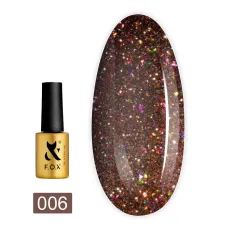 Гель-лак світловідбиваючий FOX (Flashback 006 7 мл)