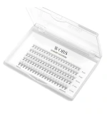 Ресницы накладные пучковые WoBs Crease cross 5 лент, 100 шт (10dSUNmix 8-9-10-11-12mm)